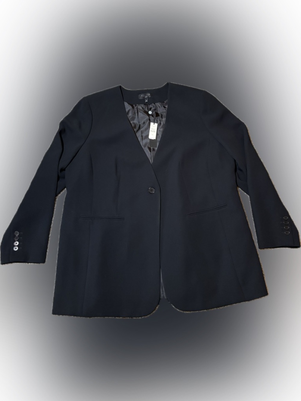 144. Talbots Black Women's Blazer, Size 18W
